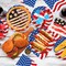 4th of July Plates & Napkins Party Set – Patriotic Disposable Tableware for 50 (American Flag)